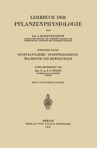 Stoffaufnahme · Stoffwanderung Wachstum und Bewegungen