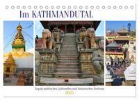 Im Kathmandutal (Tischkalender 2025 DIN A5 quer), CALVENDO Monatskalender