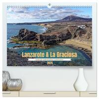 Lanzarote & La Graciosa - Inseln der spektakulären Landschaften (hochwertiger Premium Wandkalender 2025 DIN A2 quer), Kunstdruck in Hochglanz