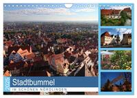 Vorderes Coverbild Stadtbummel im schönen Nördlingen (Wandkalender 2025 DIN A4 quer), CALVENDO Monatskalender
