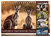 Australiens faszinierende Fauna (Tischkalender 2025 DIN A5 quer), CALVENDO Monatskalender