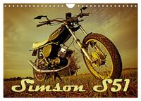 Vorderes Coverbild Simson S51 (Wandkalender 2025 DIN A4 quer), CALVENDO Monatskalender