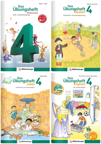 Sicher ins 5. Schuljahr – Paket: Rechnen – Schreiben – Lesen – Grammatik – Englisch · Klasse 4
