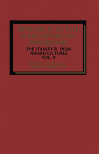 Research in the Schizophrenic Disorders