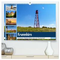 KRUMMHÖRN Achtzehn Warfendörfer plus ein Fischerdorf (hochwertiger Premium Wandkalender 2025 DIN A2 quer), Kunstdruck in Hochglanz