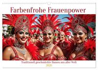 Farbenfrohe Frauenpower (Wandkalender 2026 DIN A3 quer), CALVENDO Monatskalender