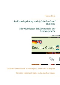 Sachkundeprüfung nach § 34a GewO auf Englisch - Die wichtigsten Erklärungen in der Muttersprache