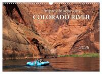 Vorderes Coverbild Impressionen vom Colorado River (Wandkalender 2025 DIN A3 quer), CALVENDO Monatskalender