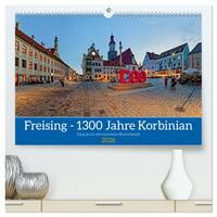 Freising - 1300 Jahre Korbinian (hochwertiger Premium Wandkalender 2026 DIN A2 quer), Kunstdruck in Hochglanz
