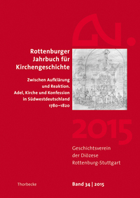 Vorderes Coverbild Rottenburger Jahrbuch für Kirchengeschichte 34/2015