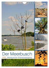 Der Meerbusch - Meerbuscher Rheinspaziergang (Wandkalender 2025 DIN A4 hoch), CALVENDO Monatskalender