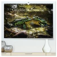 Vorderes Coverbild Glückliche Frösche (hochwertiger Premium Wandkalender 2025 DIN A2 quer), Kunstdruck in Hochglanz