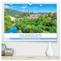 Frankreichs schönste Dörfer - Olargues (hochwertiger Premium Wandkalender 2026 DIN A2 quer), Kunstdruck in Hochglanz
