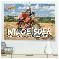 Wilde50er (hochwertiger Premium Wandkalender 2026 DIN A2 quer), Kunstdruck in Hochglanz