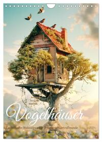 Vogelhäuser Zauberhafte Wohnideen für gefiederte Freunde (Wandkalender 2026 DIN A4 hoch), CALVENDO Monatskalender