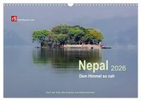 Nepal 2026 - Dem Himmel so nah (Wandkalender 2026 DIN A3 quer), CALVENDO Monatskalender