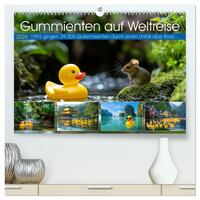 Vorderes Coverbild Gummienten auf Weltreise (hochwertiger Premium Wandkalender 2026 DIN A2 quer), Kunstdruck in Hochglanz