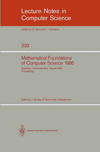 Mathematical Foundations of Computer Science 1986