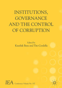 Vorderes Coverbild Institutions, Governance and the Control of Corruption