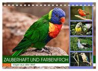 Zauberhaft und farbenfroh (Tischkalender 2025 DIN A5 quer), CALVENDO Monatskalender