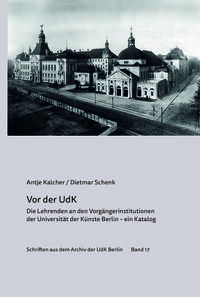 Vorderes Coverbild Vor der UdK