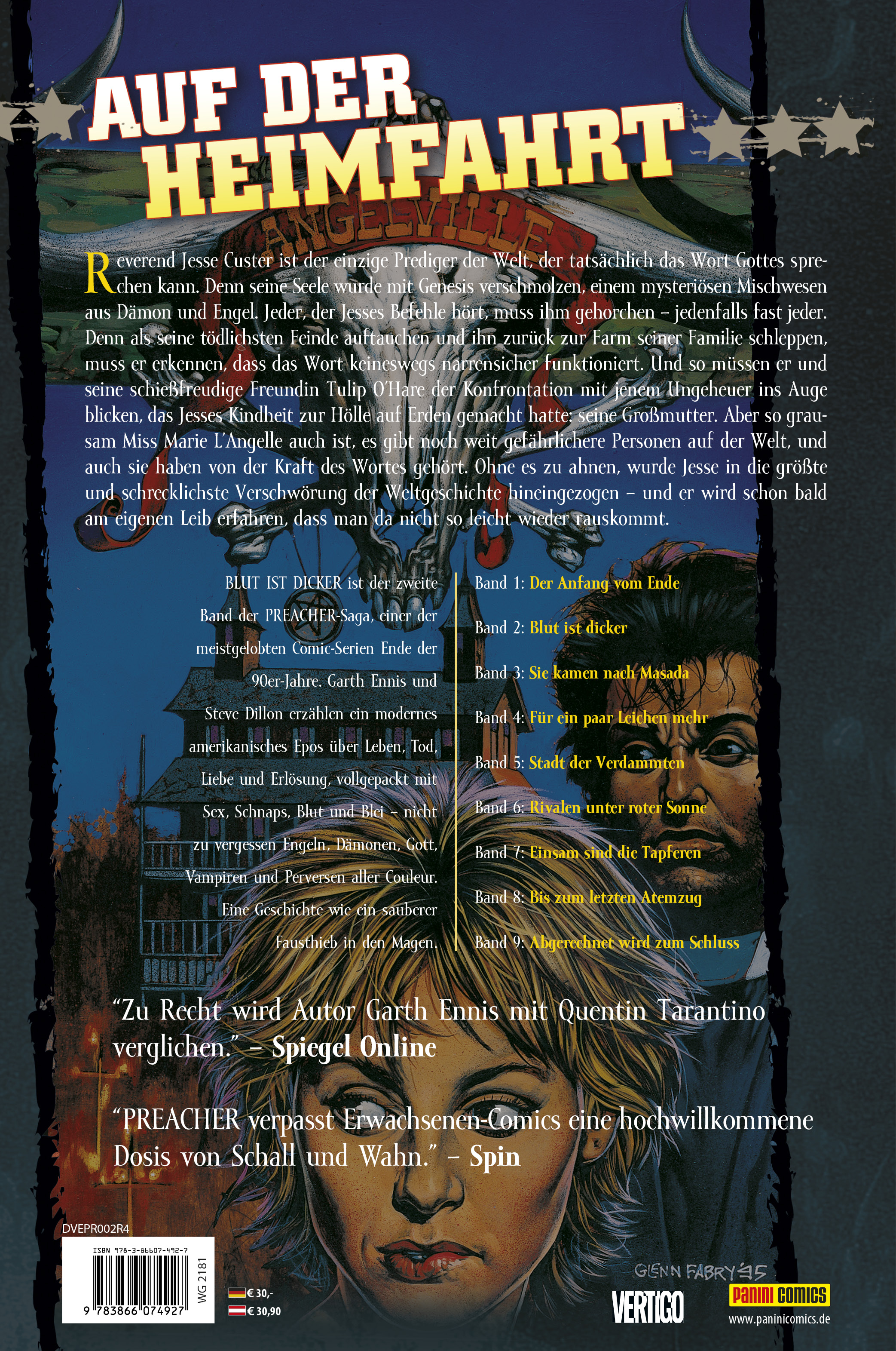 Rückseitencover Preacher