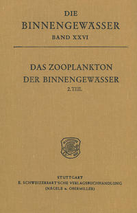 Vorderes Coverbild Das Zooplankton der Binnengewässer / Freilebende Copepoda. - Fryer, Geoffrey: Free-Living Stages of Freshwater Parasitic Copepoda