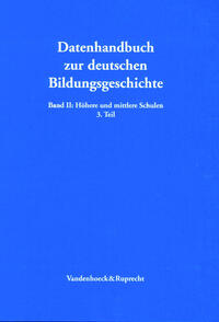 Sozialgeschichte und Statistik des Mädchenschulwesens in den deutschen Staaten 1800–1945