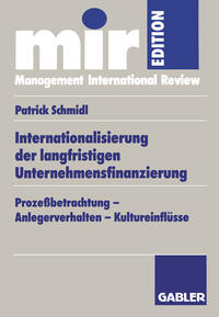 Vorderes Coverbild Internationalisierung der langfristigen Unternehmensfinanzierung