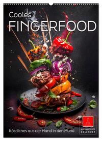 Vorderes Coverbild Cooles Fingerfood (Wandkalender 2025 DIN A2 hoch), CALVENDO Monatskalender