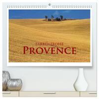 Farbenfrohe Provence (hochwertiger Premium Wandkalender 2025 DIN A2 quer), Kunstdruck in Hochglanz