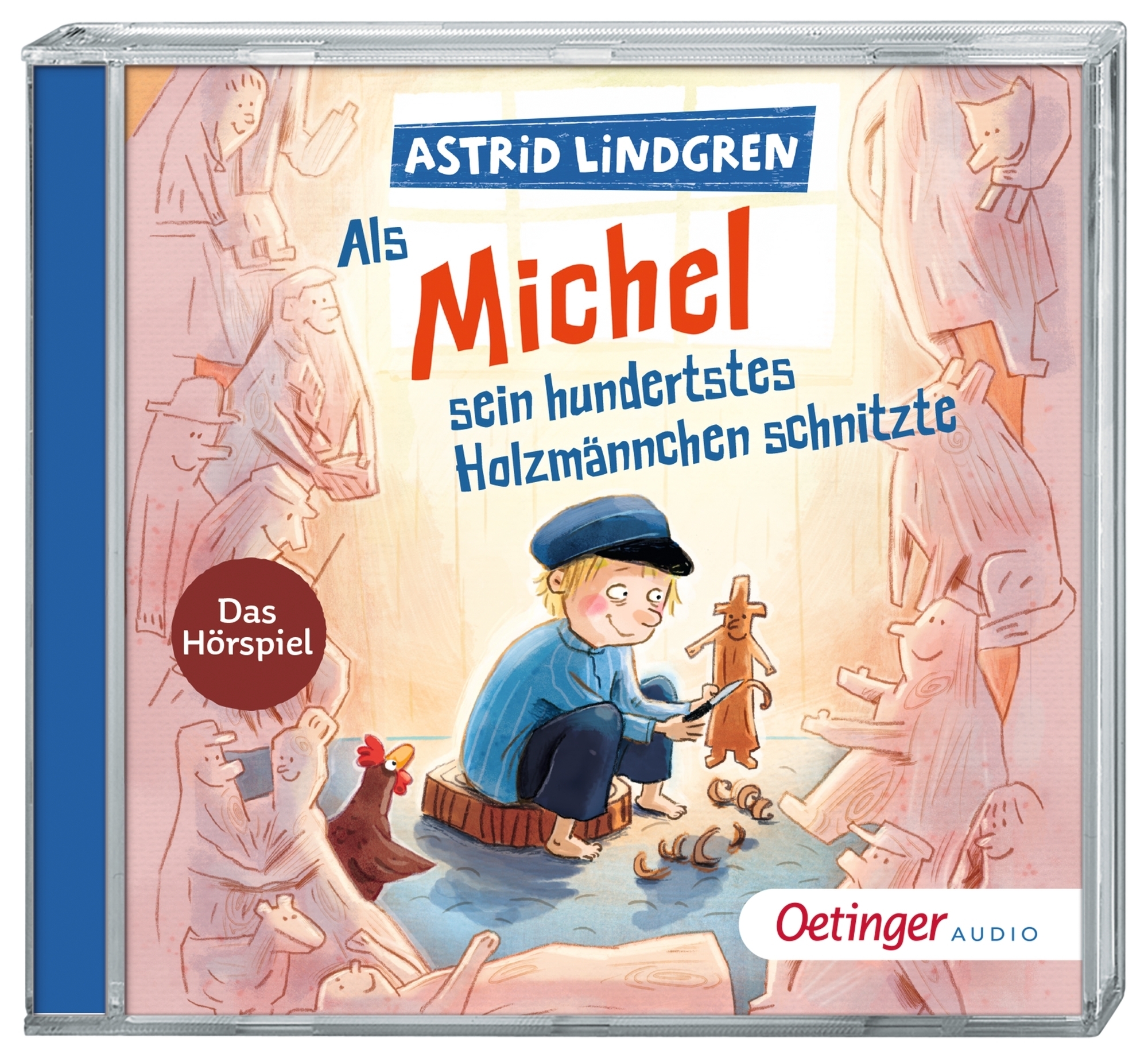 Als Michel sein hundertstes Holzmännchen schnitzte