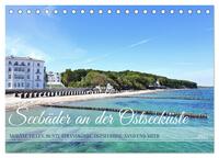 Seebäder an der Ostseeküste - Modäne Villen, bunte Strandkörbe, Ostseebrise, Sand und Meer (Tischkalender 2025 DIN A5 quer), CALVENDO Monatskalender
