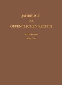 Vorderes Coverbild Jahrbuch des öffentlichen Rechts der Gegenwart. Neue Folge