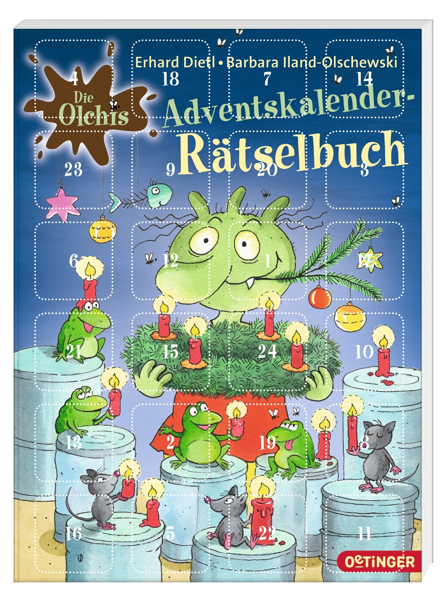 Die Olchis. Adventskalender-Rätselbuch
