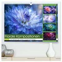 Florale Kompositionen (hochwertiger Premium Wandkalender 2026 DIN A2 quer), Kunstdruck in Hochglanz