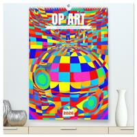 OP Art Nichts für schwache Augen (hochwertiger Premium Wandkalender 2026 DIN A2 hoch), Kunstdruck in Hochglanz