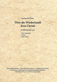 Über die Wiederkunft Jesu Christi