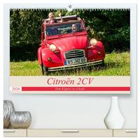 Citroën 2 CV - Zum Kippen zu schade (hochwertiger Premium Wandkalender 2026 DIN A2 quer), Kunstdruck in Hochglanz