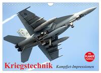 Kriegstechnik. Kampfjet-Impressionen (Wandkalender 2025 DIN A4 quer), CALVENDO Monatskalender