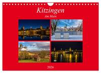 Kitzingen am Main (Wandkalender 2026 DIN A4 quer), CALVENDO Monatskalender