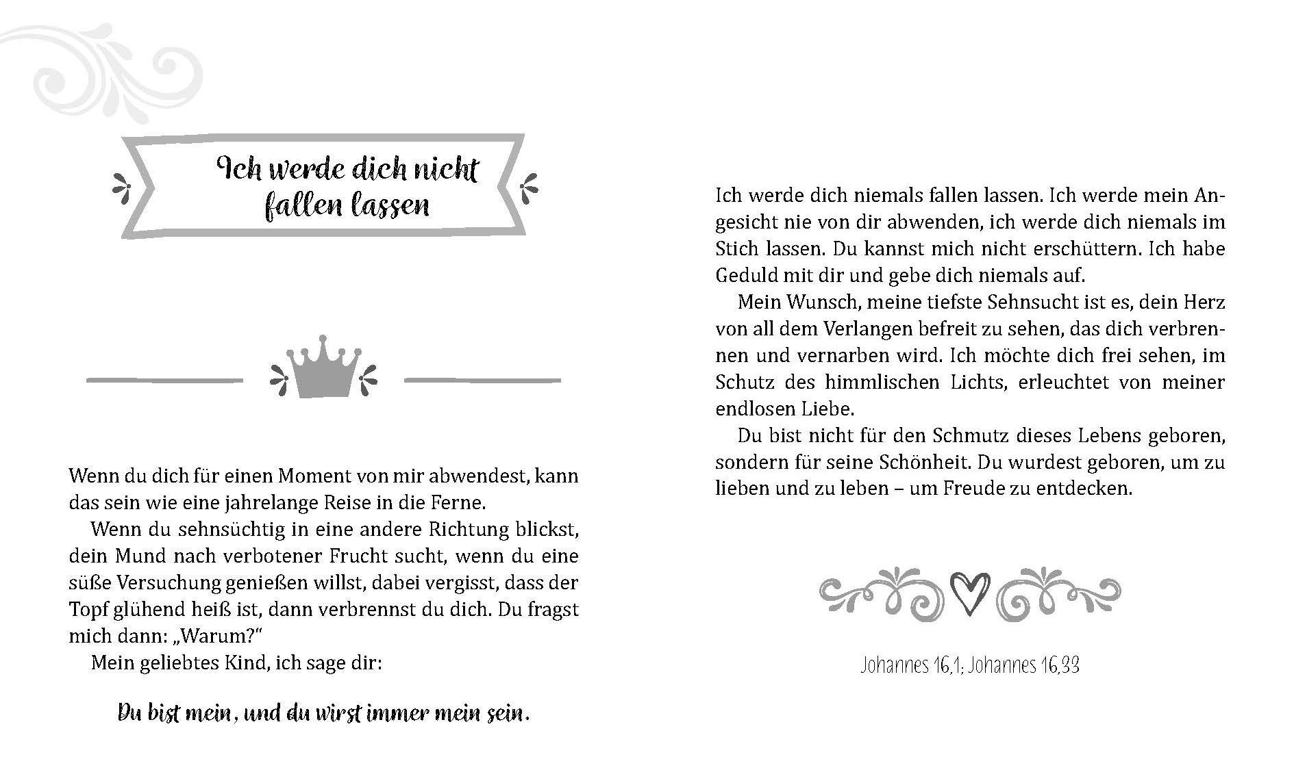 Beispielinhalt (Bild) Du bist eine Königstochter