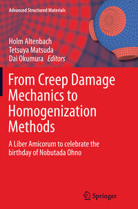 From Creep Damage Mechanics to Homogenization Methods