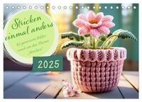 Stricken einmal anders (Tischkalender 2025 DIN A5 quer), CALVENDO Monatskalender