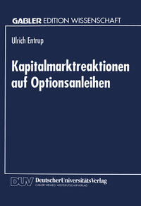 Vorderes Coverbild Kapitalmarktreaktionen auf Optionsanleihen