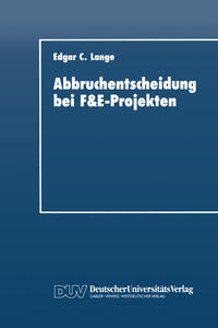 Abbruchentscheidung bei F&E-Projekten