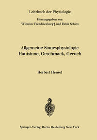Vorderes Coverbild Allgemeine Sinnesphysiologie Hautsinne, Geschmack, Geruch