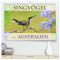 Singvögel aus Australien (hochwertiger Premium Wandkalender 2026 DIN A2 quer), Kunstdruck in Hochglanz