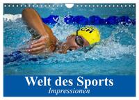 Welt des Sports. Impressionen (Wandkalender 2025 DIN A4 quer), CALVENDO Monatskalender