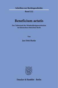 Beneficium aetatis.